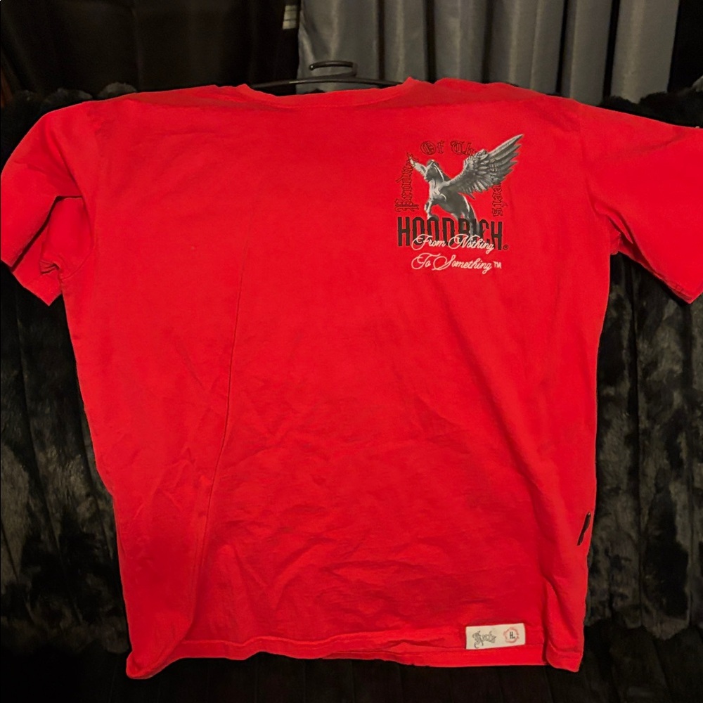 Ed Hardy Men's Red Graphic Tee